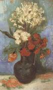 Vase with Carnations and Othe Flowers (nn04), Vincent Van Gogh